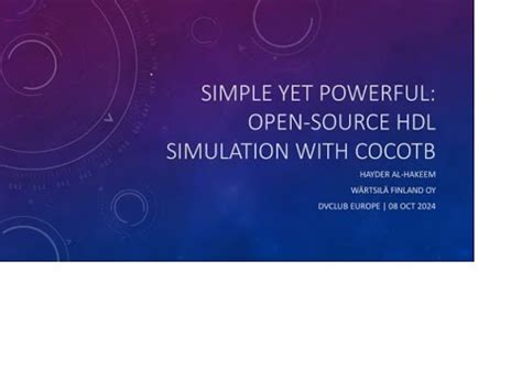 open source hdl.